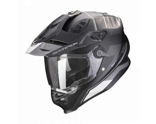 Scorpion ADF-9000 Air Шолом Dual Enduro/Adventure Ventilation Desert Розмір XL Чорно-Сріблястий Мат