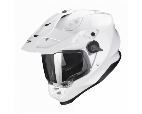 Scorpion ADF-9000 Air sholom Dual Enduro/Adventure, білий глянець, розмір M