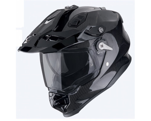 Scorpion ADF-9000 Carbon Air Solid Шолом Dual Enduro/Adventure Карбон M