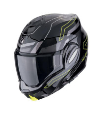 Scorpion EXO-Tech Evo Conquer шолом модульний чорний/жовтий флуо розмір XL