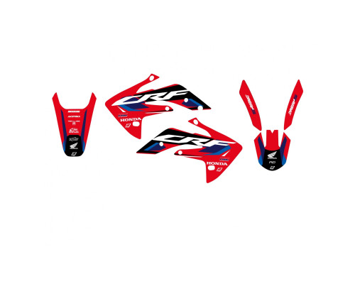 Набір наліпок Blackbird Dream 5 Honda CRF 150 2007-2024 червоних