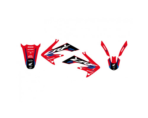 Набір цвяхів Blackbird Dream 5 Honda CRF 250R '04-'09, CRF 250X '04-'21 Червоно-чорний