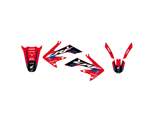Набір цвяхів Blackbird Dream 5 Honda CRF 250R '04-'09, CRF 250X '04-'21 Червоно-чорний