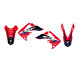 Набір наліпок Blackbird Dream 5 Honda CRF 250R '10-'13 CRF 450R '09-'12 червоно-чорний