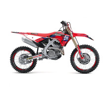 Набір наліпок Blackbird Dream 5 Honda CRF 250R/450R 2025 червоний чорний білий