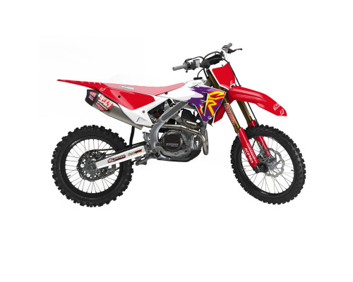 Набір наліпок Blackbird у ретро-стилі Honda CRF 250R/450R 2025 року