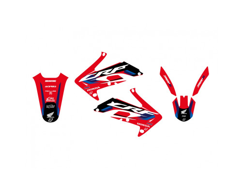 Набір наліпок Blackbird Dream 5 для Honda CRF 450R 2005-2008 червоних