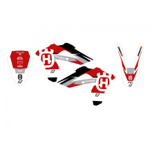 Набір наклейок Blackbird Dream 5 Husqvarna CR 125 '06-'08 WR 250/300 '06-'13 red білий чорний