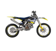 Blackbird Dream 5 Chrome EFX повний набір клею Husqvarna FC/TC 2014-2015 TE/FE 2014-2016 синій жовтий