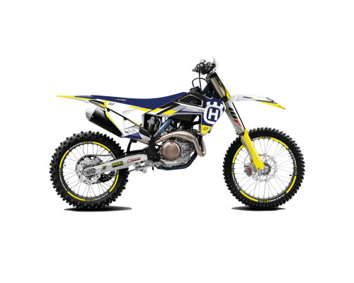 Blackbird Dream 5 набір клею Husqvarna TC/FC '19-'22, TE/FE '20-'23 синій жовтий