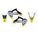 Blackbird Dream 5 набір клею Husqvarna TC/FC '19-'22, TE/FE '20-'23 синій жовтий