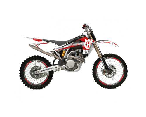 Набір клеїв Blackbird Dream 5 Husqvarna TE/TC 250/450/510 2005-2007 червоний білий
