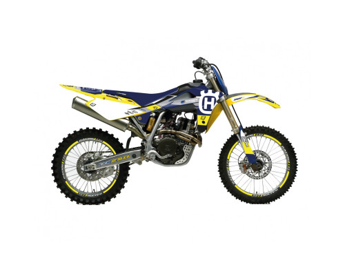 Blackbird Dream 5 набір клею Husqvarna TE/TC 250/450/510 2005-2007 синій жовтий