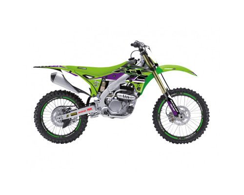 Набір фарби Blackbird Kawasaki KX 250F '13-'16 Dream 4 зелений чорний