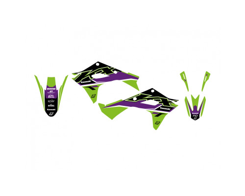 Набір наліпок Blackbird Dream 5 для Kawasaki KX 250F '25