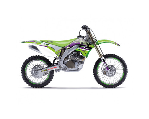 Blackbird Dream 5 Nail Set Kawasaki KX 450F 2006-2008 зелений чорний