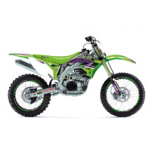 Набір наклейок Blackbird Dream 5 Kawasaki KX 450F '09-'11 зелений чорний