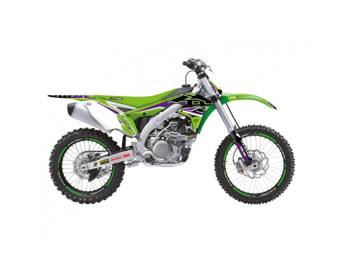 Blackbird Dream 5 Nail Set Kawasaki KX 450F 2016-2018 зелений чорний