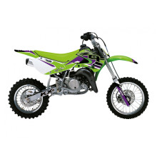 Набір хромованих наліпок Blackbird Dream 5 EFX для Kawasaki KX 65 2000-2023 зелених