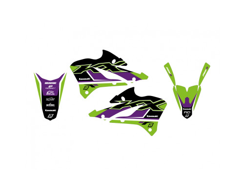 Blackbird Dream 5 Nail Set Kawasaki KX 85 2022-2023 зелений чорний