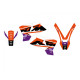 Набір кріплень для двигуна Blackbird Dream 5 KTM EXC/EXC-F '03-'04, SX/SX-F '01-'04 Помаранчево-чорний
