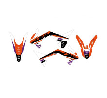 Набір нігтів Blackbird Dream 5 для KTM SX 85 2013-2017, помаранчевий, чорний