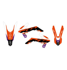 Набір цвяхів Blackbird Dream 5 для KTM SX/SX-F '13-'15 EXC/EXC-F '14-'16 Помаранчевий Чорний