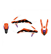 Набір цвяхів Blackbird Dream 5 для KTM SX/SX-F '16-'18 EXC/EXC-F '17-'19 помаранчевий чорний