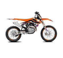 Комплект кріплень для фар Blackbird Dream 5 Chrome EFX KTM SX/SX-F '19-'22 EXC/EXC-F '20-'23 Помаранчевий Чорний