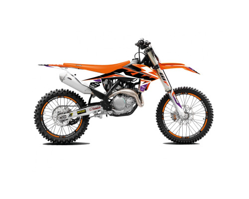 Комплект кріплень для фар Blackbird Dream 5 Chrome EFX KTM SX/SX-F '19-'22 EXC/EXC-F '20-'23 Помаранчевий Чорний