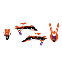 Набір цвяхів Blackbird Dream 5 для KTM SX/SX-F '19-'22 EXC/EXC-F '20-'23 помаранчевий чорний