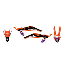 Набір цвяхів Blackbird Dream 5 для KTM SX/SX-F 2025 чорний/помаранчевий