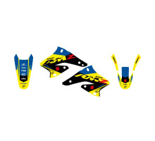 Набір фарби Blackbird Suzuki RMZ 250 2004-2006 Dream 5 кольорів жовтий чорний