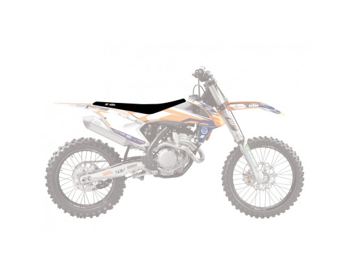 Чорний дрозд покриває бік KTM SX 85 2025 помаранчевими ягодами