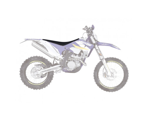 Чорний дрозд, покритий чорним кольором Sherco SE/SEF 2025