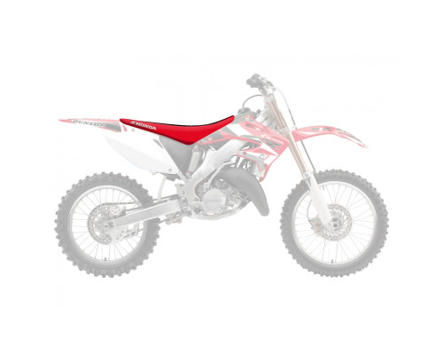 Сидіння Blackbird Комплект Honda CR 125/250 '02-'07 CRF 450R '02-'04 Стандартне подвійне кріплення 3 червоного кольору