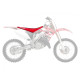 Сидіння Blackbird Комплект Honda CR 125/250 '02-'07 CRF 450R '02-'04 Стандартне подвійне кріплення 3 червоного кольору