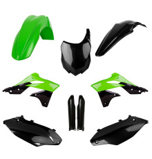 Polisport Full Kit Plastic Kit Kawasaki KX 250F 2013-2016 Tab Передня та Осі Захисту OEM Зелений Чорний