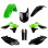Polisport Full Kit Plastic Kit Kawasaki KX 250F 2013-2016 Tab Передня та Осі Захисту OEM Зелений Чорний