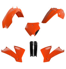 Повний комплект пластикових деталей Polisport KTM SX та амортизаторів 2003-2004, колір Orangeberry