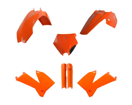Повний комплект Polisport для пластикових деталей KTM SX '05-'06 XC/XC-F '06-'07 від заднього амортизатора Помаранчевий