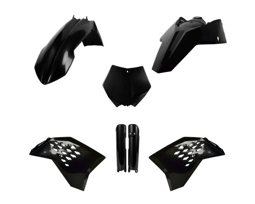 Амортизатор Polisport Full Kit з пластику KTM SX/SX-F 2007 Чорний