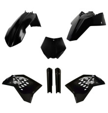 Повний комплект пластикових деталей Polisport для KTM SX/SX-F/XC-F 2008-2010 з минулого тижня, плата для амортизаторів, чорна