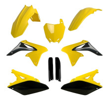 Polisport Full Kit Пластиковий комплект Suzuki RMZ 250 2010-2018 з попередньої вкладки тут захистом амортизатори жовтий чорний