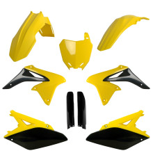 Polisport Full Kit Пластиковий комплект Suzuki RMZ 250 2010-2018 з попередньої вкладки тут захистом амортизатори жовтий чорний