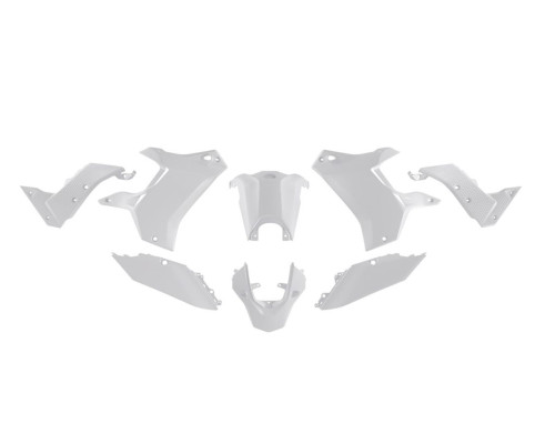 Комплект пластикових деталей Racetech RTECH без переднього бампера T7 Revolution Yamaha 700 2019-2024 білий