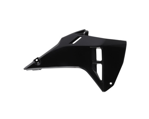 Polisport, CRF 250R/450R '25, кришка радіатора, в зборі, чорна
