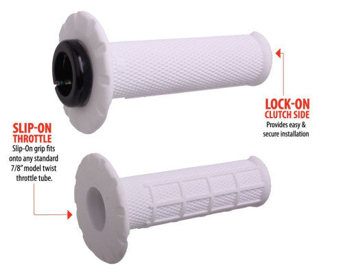 ODI Shifters Off Road Half Waffle Universal Lock-On Ручки Білий