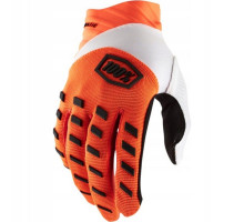 Рукавички 100 PERCENT Airmatic Cross/Enduro, fluorescent orange/білий/чорний, розмір L