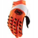 Рукавички 100 PERCENT Airmatic Cross/Enduro, fluorescent orange/білий/чорний, розмір L